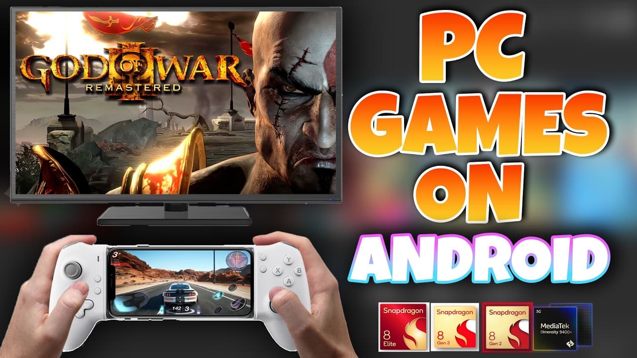 Android phone running PC games through emulation