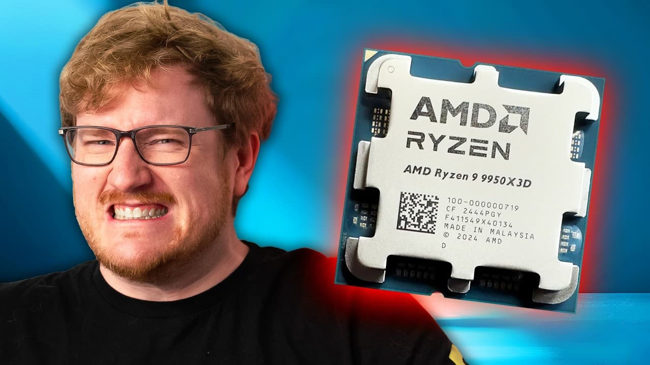 Linus Tech Tips review of AMD Ryzen 9 9950X3D — the world's best CPU for gaming and creators