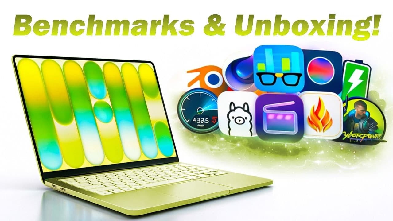 Matt Talks Tech runs a full benchmark suite on the MacBook Neo, comparing Apple's A18 Pro to M1 through M5 — the definitive YouTube performance breakdown