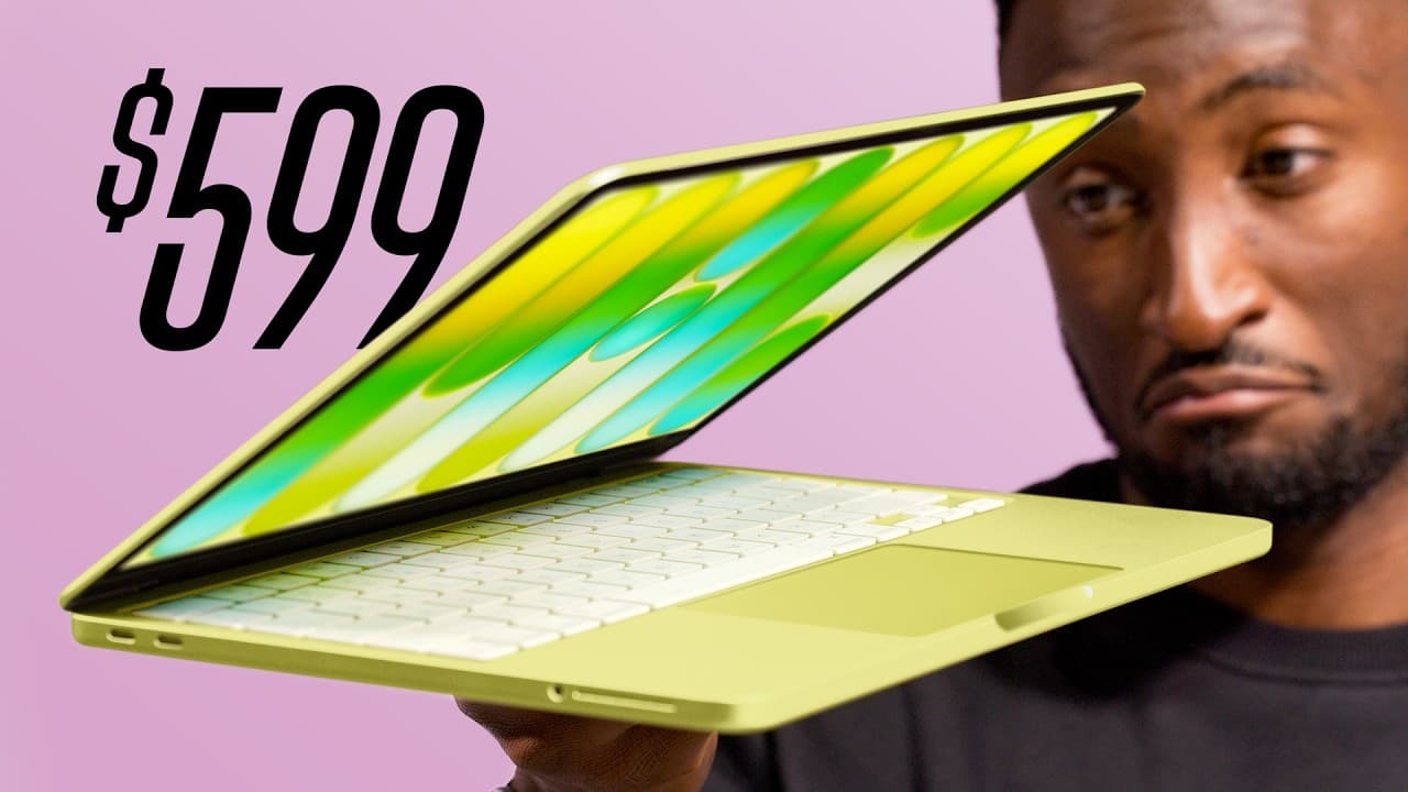 MKBHD MacBook Neo review thumbnail from YouTube