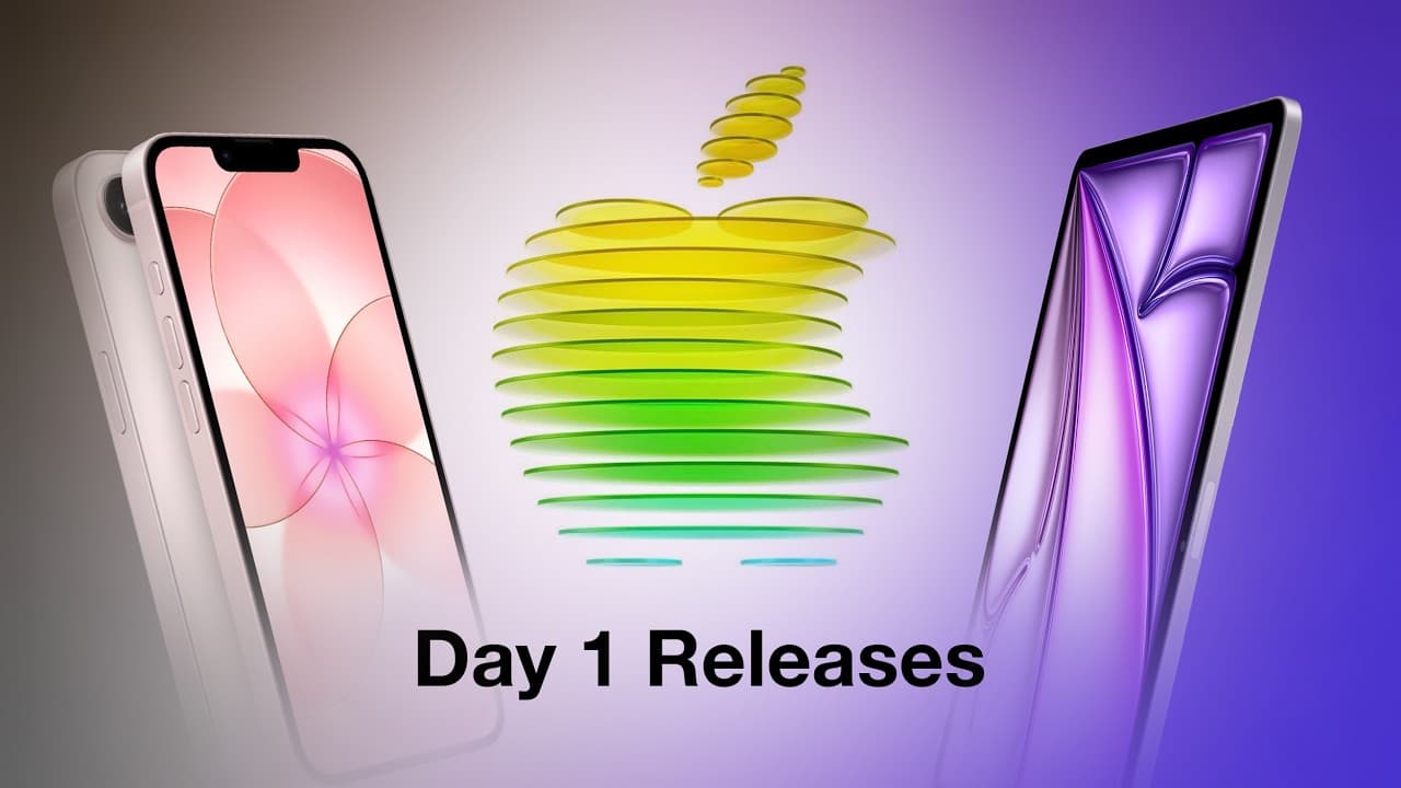 9to5Mac iPhone 17e and iPad Air M4 announcement video thumbnail